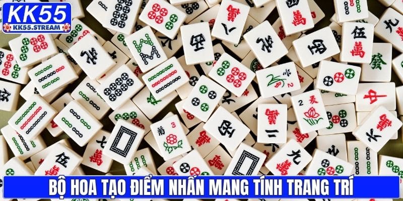Bộ hoa tạo điểm nhấn mang tính trang trí