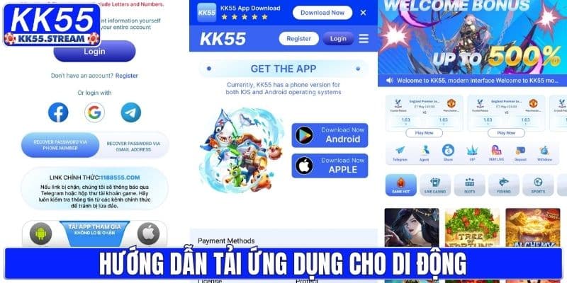 Cách tải ứng dụng chơi trên di động