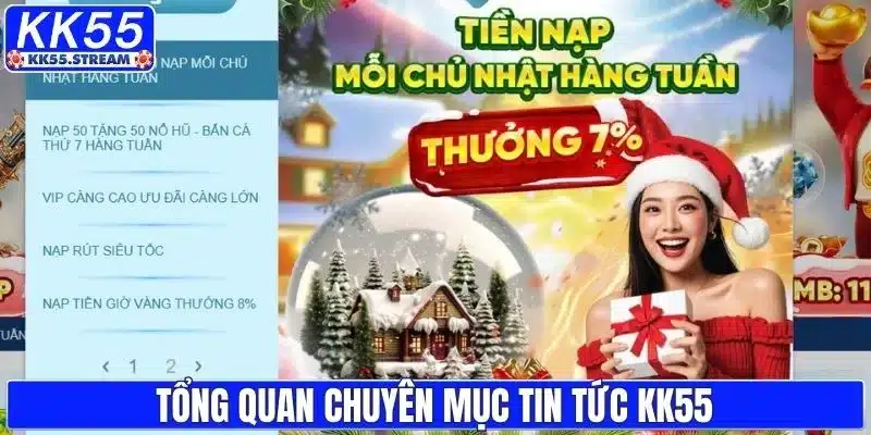 Tin tức KK55 cập nhật dữ liệu về nhà cái