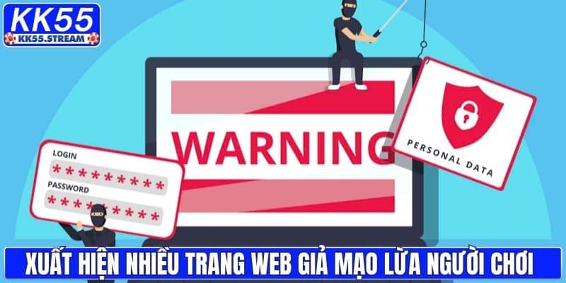 Xuất hiện nhiều trang web giả mạo lừa người chơi 